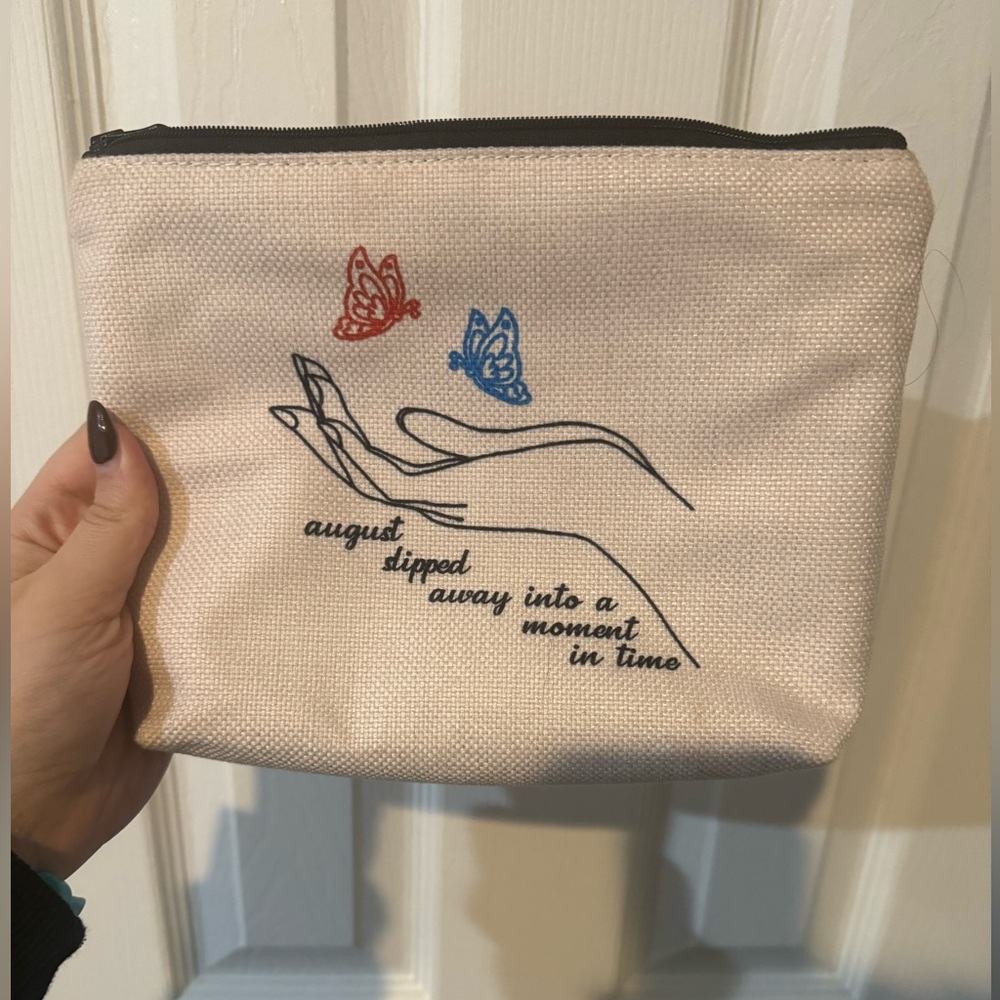 Taylor Swift August Cosmetic Case